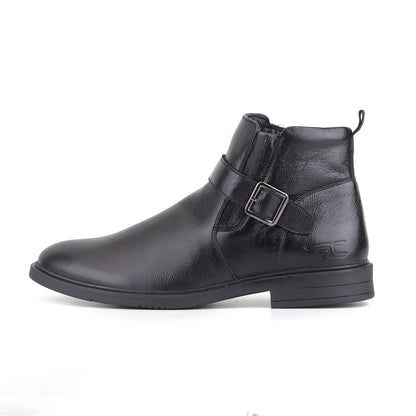 Red Chief Black Formal Chelsea Boot Shoes for Men RC4072 001