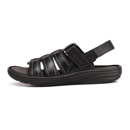 Red Chief Black Sandal for Men RC1086 001