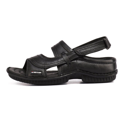 Red Chief Black Sandal for Men RC247N 001