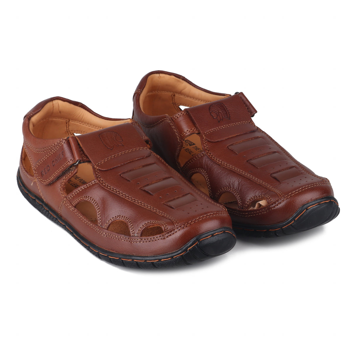 Red Chief Tan Sandal for Men RC547 287