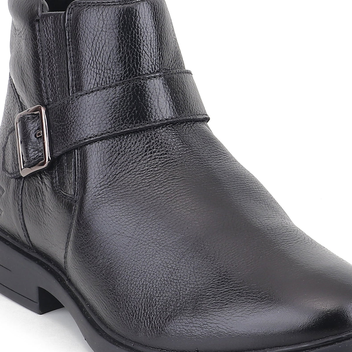 Red Chief Black Formal Chelsea Boot Shoes for Men RC4072 001