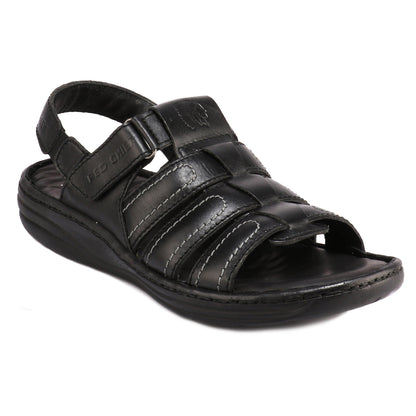 Red Chief Black Sandal for Men RC1086 001