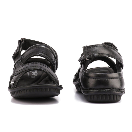 Red Chief Black Sandal for Men RC247N 001