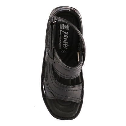 Red Chief Black Sandal for Men RC247N 001