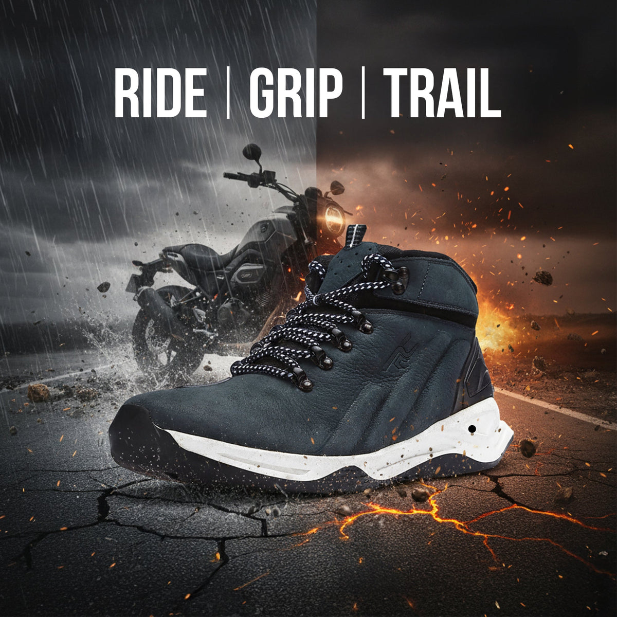 Red Chief Navy Color Casual Boot Shoes for Men RC1871 156