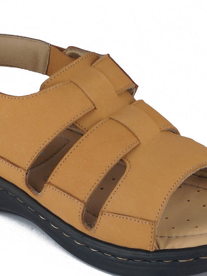 RED CHIEF Rust Leather Sandal for Men RC3677 022