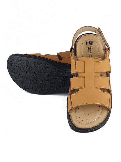 RED CHIEF Rust Leather Sandal for Men RC3677 022