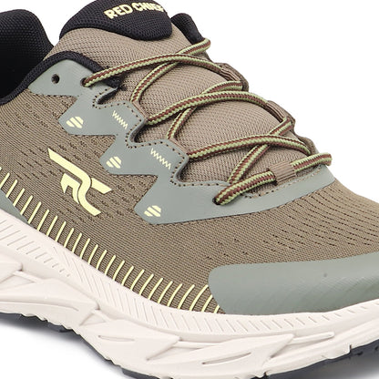 Red Chief Sports Olive Green Color & Low Ankle Lace-Up Comfortable Hiker Shoes for Men |H20049 G0045