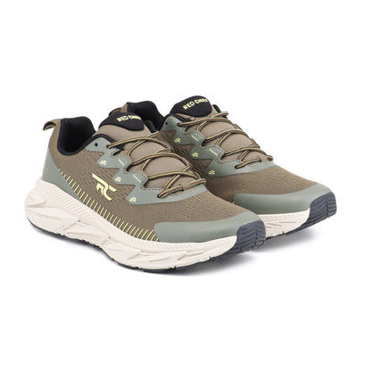 Red Chief Sports Olive Green Color & Low Ankle Lace-Up Comfortable Hiker Shoes for Men |H20049 G0045