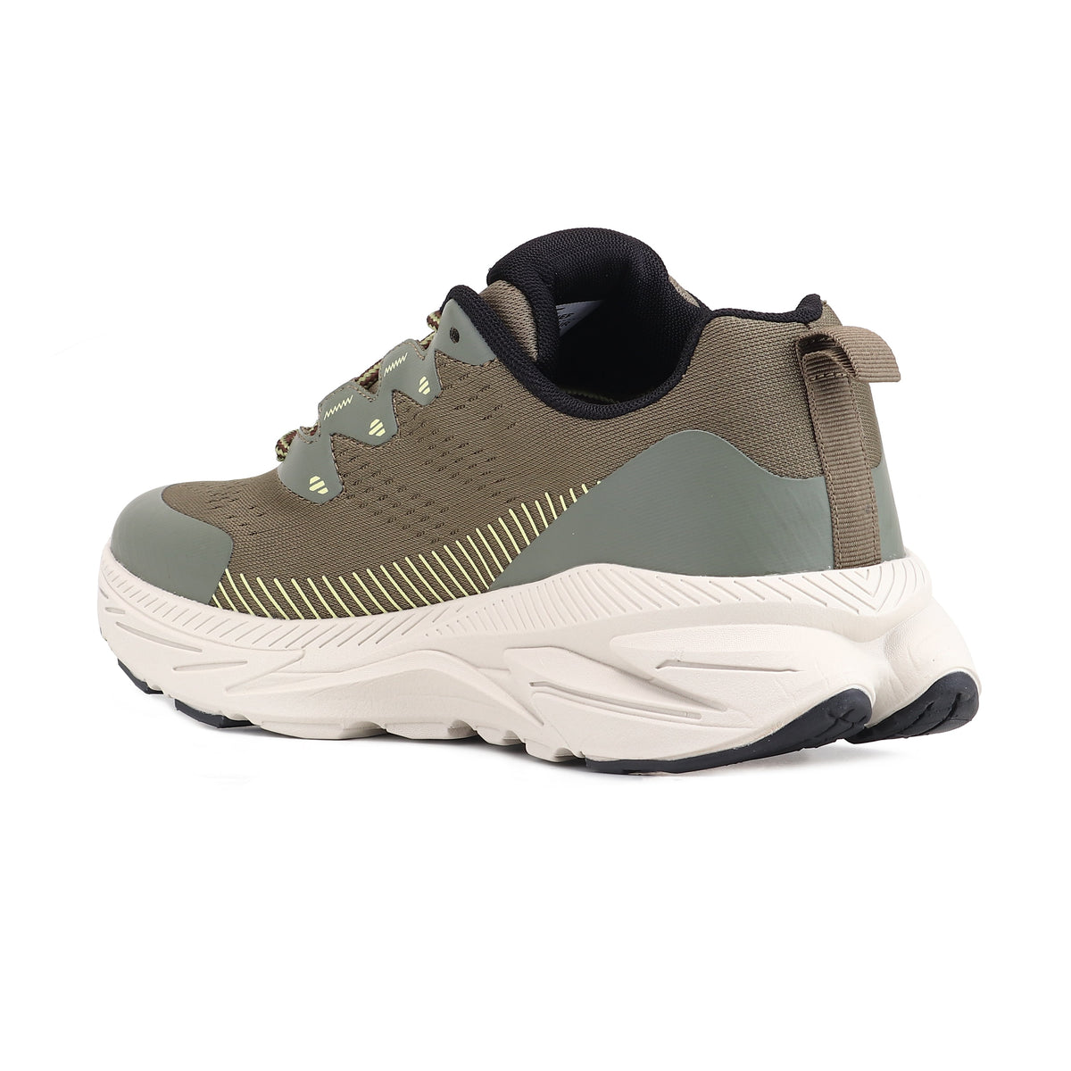 Red Chief Sports Olive Green Color & Low Ankle Lace-Up Comfortable Hiker Shoes for Men |H20049 G0045