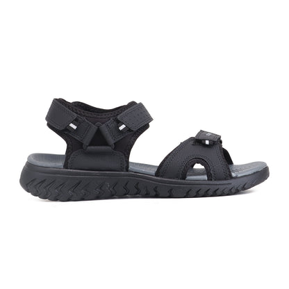 RC SPORTS Black Sandal for Men SM804 001