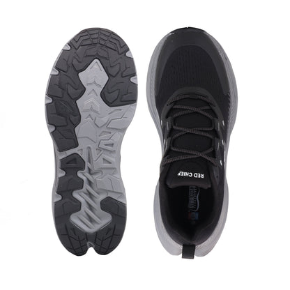 Red Chief Sports Black Color & Low Ankle Lace-Up Comfortable Hiker Shoes for Men |H20049 001