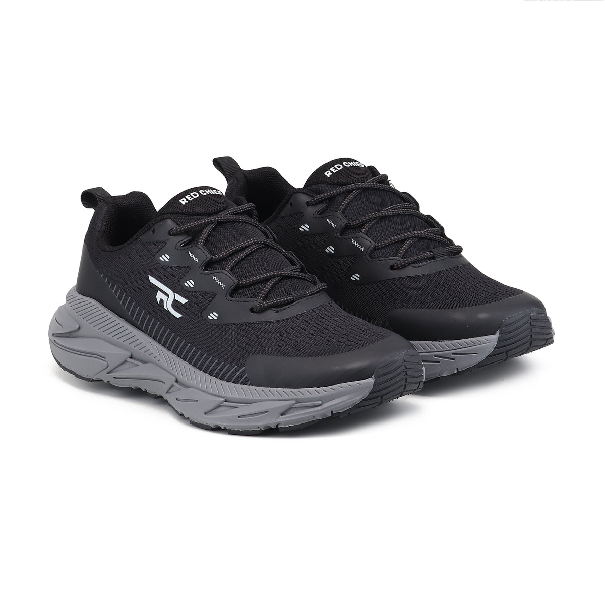 Red Chief Sports Black Color & Low Ankle Lace-Up Comfortable Hiker Shoes for Men |H20049 001