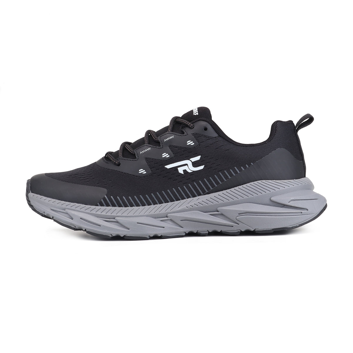 Red Chief Sports Black Color & Low Ankle Lace-Up Comfortable Hiker Shoes for Men |H20049 001