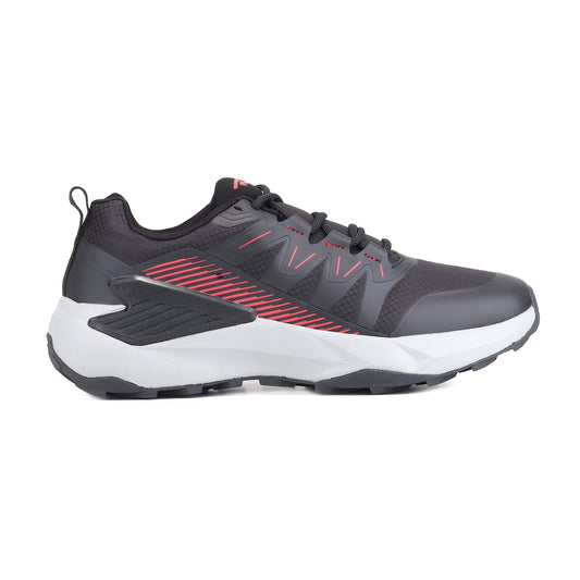 Red Chief Sports Black Color & Low Ankle Lace-Up Comfortable Hiker Shoes for Men |H20048 001