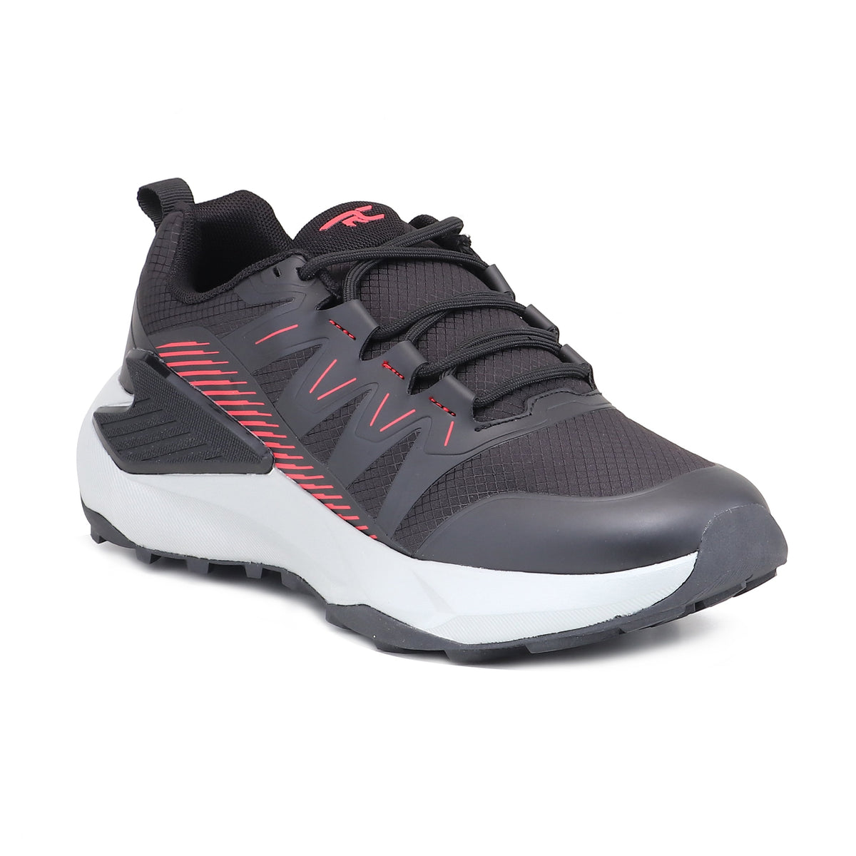 Red Chief Sports Black Color & Low Ankle Lace-Up Comfortable Hiker Shoes for Men |H20048 001