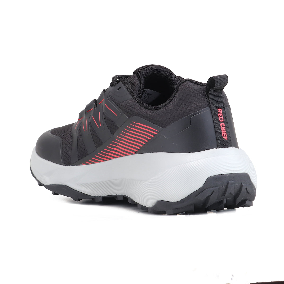 Red Chief Sports Black Color & Low Ankle Lace-Up Comfortable Hiker Shoes for Men |H20048 001