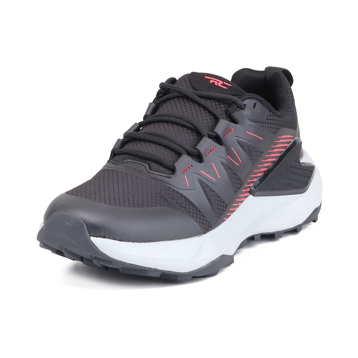 Red Chief Sports Black Color & Low Ankle Lace-Up Comfortable Hiker Shoes for Men |H20048 001