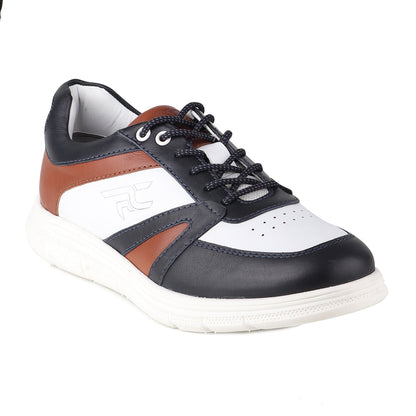 REDCHIEF White/Blue Leather Casual Derby for Men RC3950 157