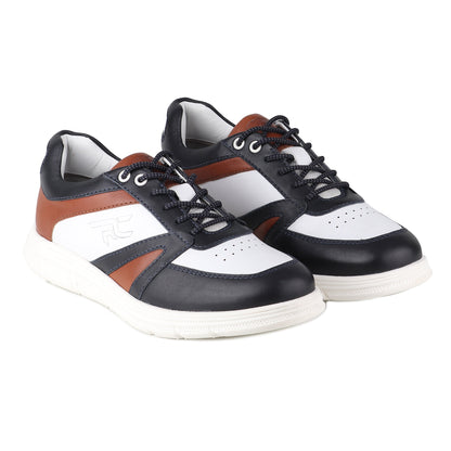 REDCHIEF White/Blue Leather Casual Derby for Men RC3950 157