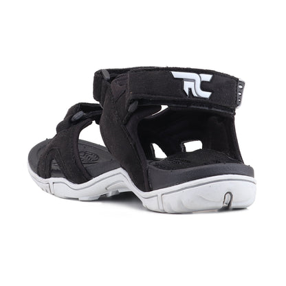 RC SPORTS Black Sandal for Men SM814 001