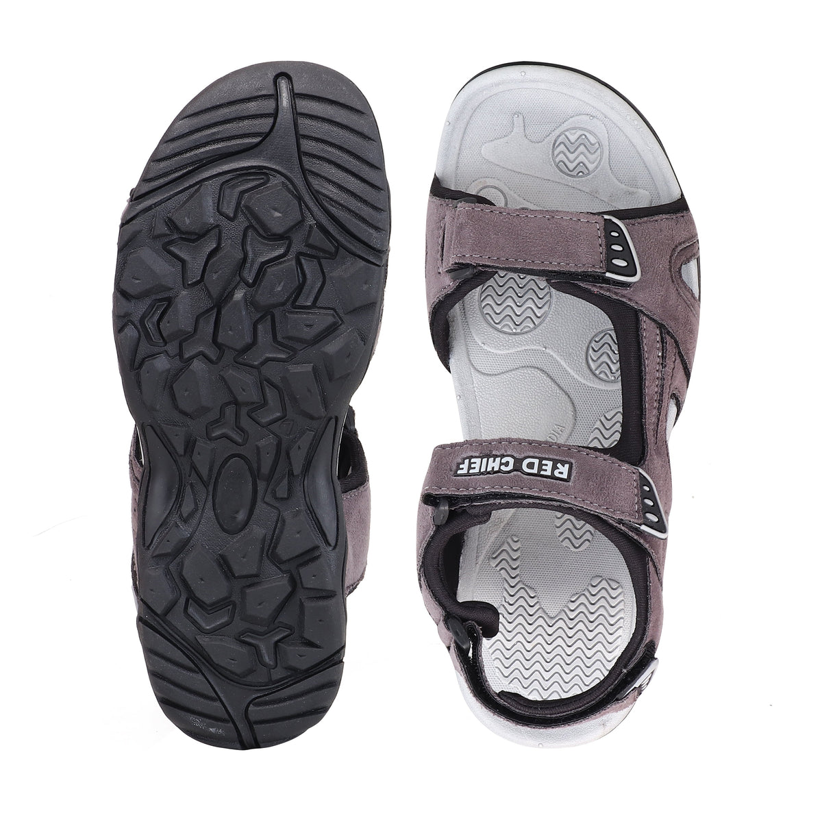 RC SPORTS Grey Sandal for Men SM814 C782