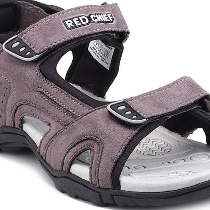 RC SPORTS Grey Sandal for Men SM814 C782