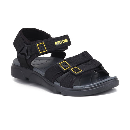 RC SPORTS Black Sandal for Men SM813 001