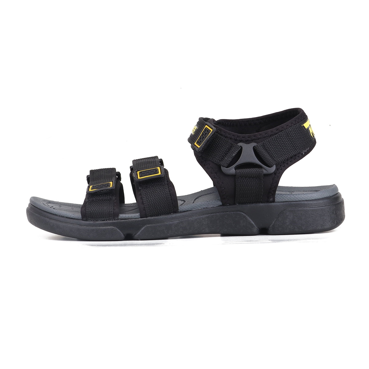 RC SPORTS Black Sandal for Men SM813 001