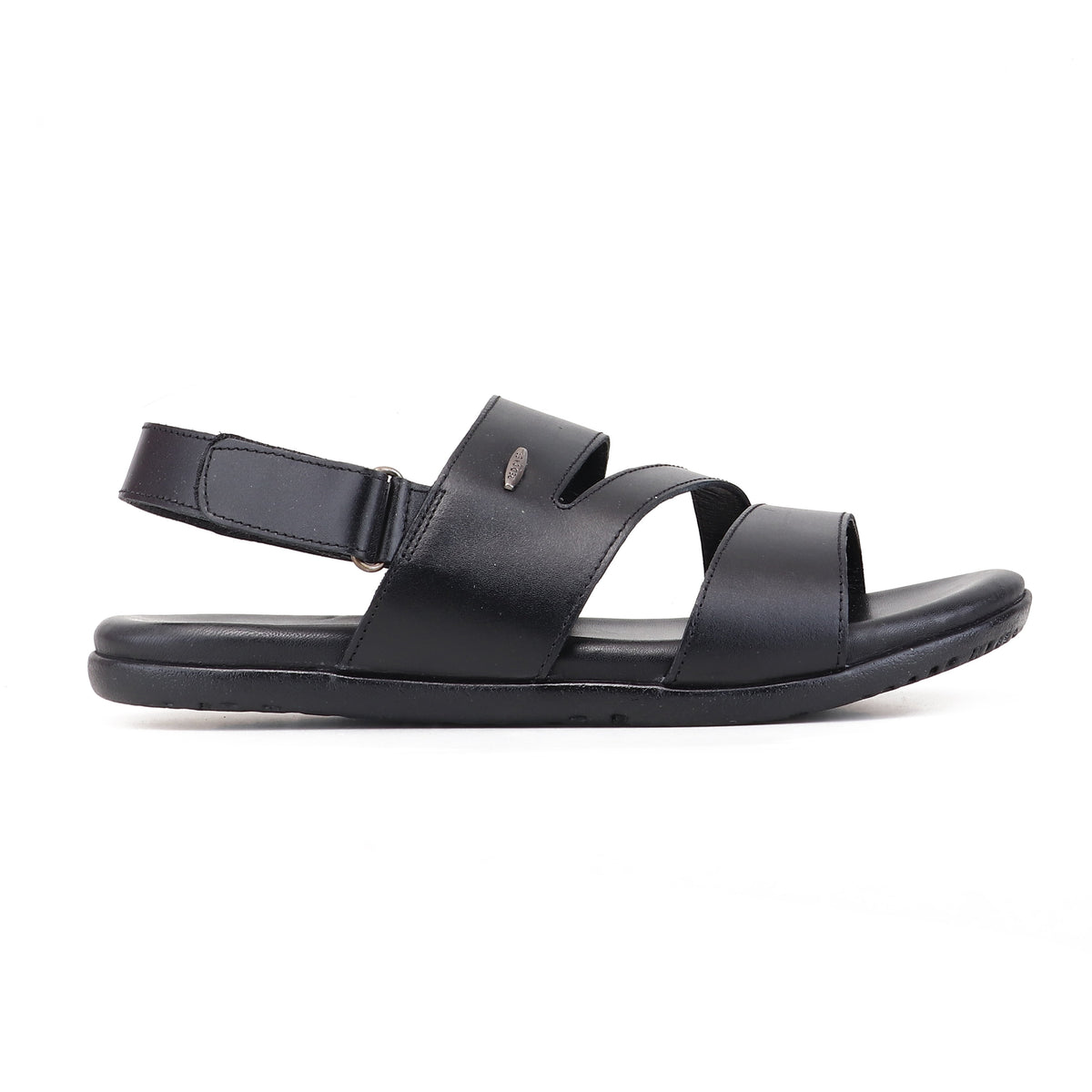 RED CHIEF Black Leather Sandal for Men RC851 001