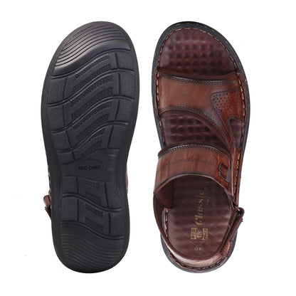 REDCHIEF Tan Leather Sandal for Men RC3992 006
