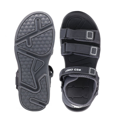 RC SPORTS Dark Grey Sandal for Men SM813 F031