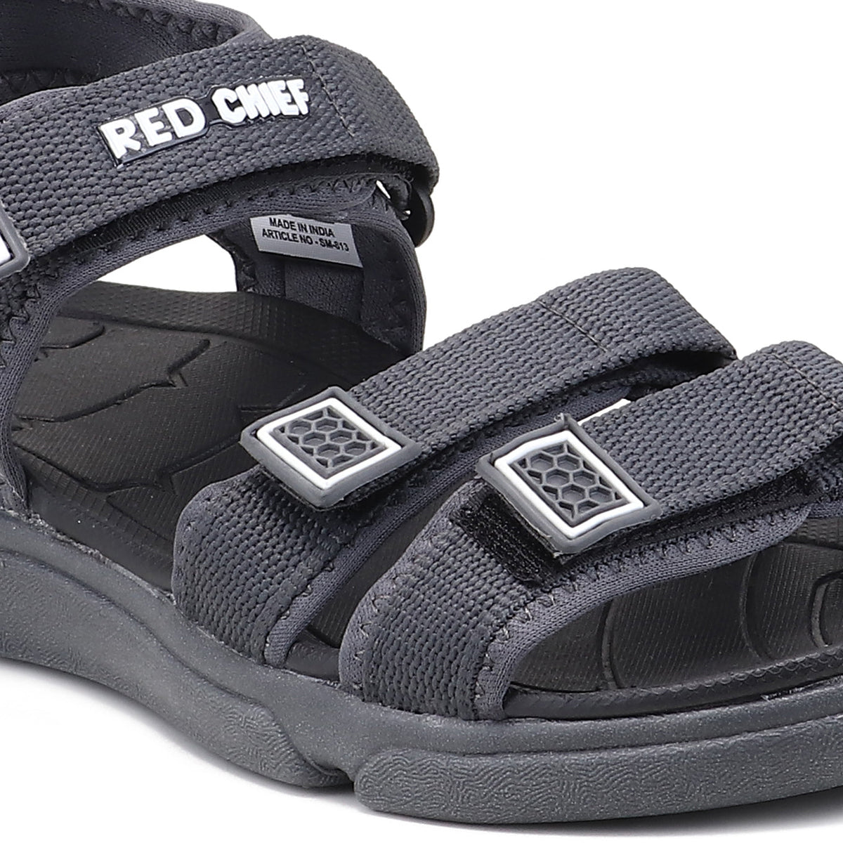 RC SPORTS Dark Grey Sandal for Men SM813 F031