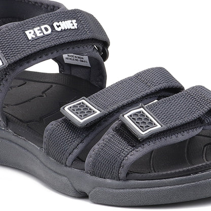 RC SPORTS Dark Grey Sandal for Men SM813 F031