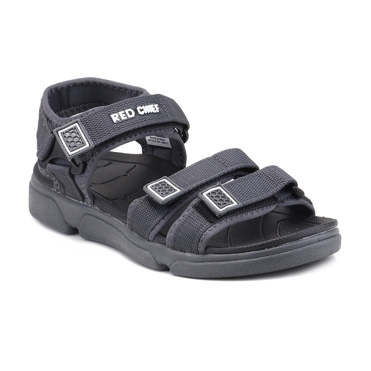 RC SPORTS Dark Grey Sandal for Men SM813 F031