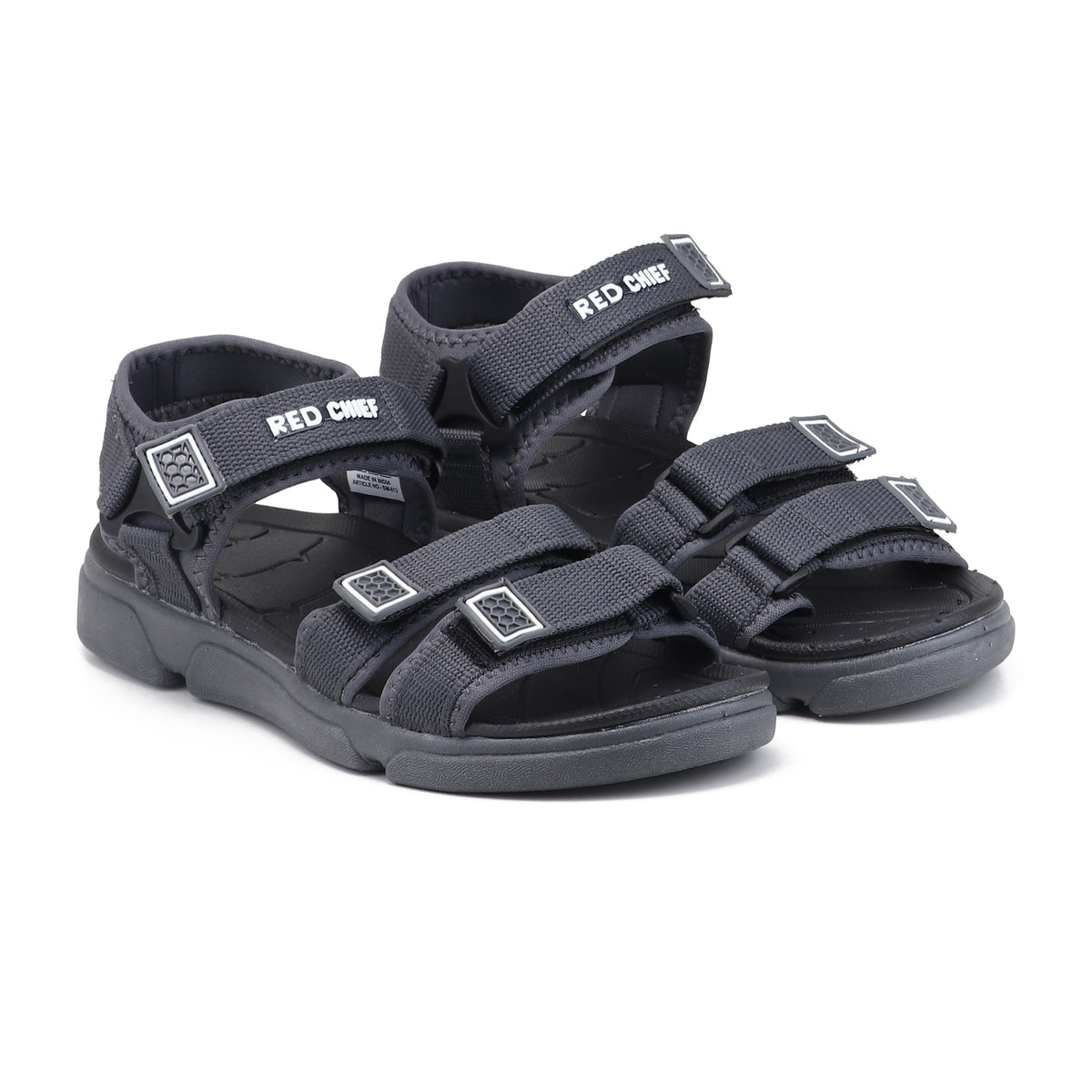 RC SPORTS Dark Grey Sandal for Men SM813 F031