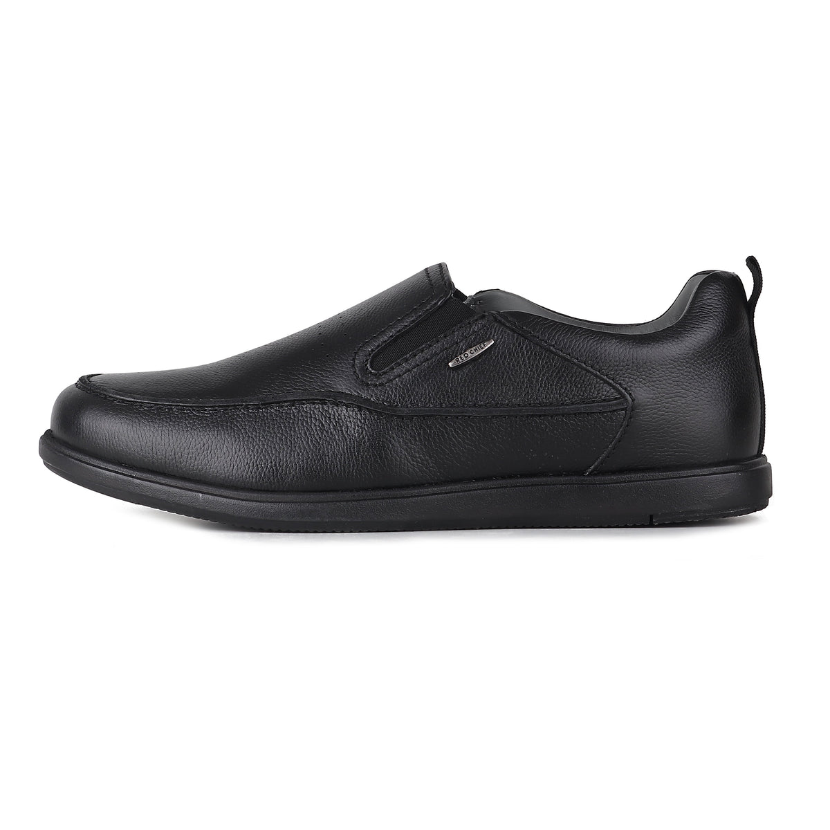 RED CHIEF Black Leather Casual Shoes for Men RC2216 001