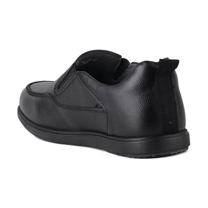 RED CHIEF Black Leather Casual Shoes for Men RC2216 001