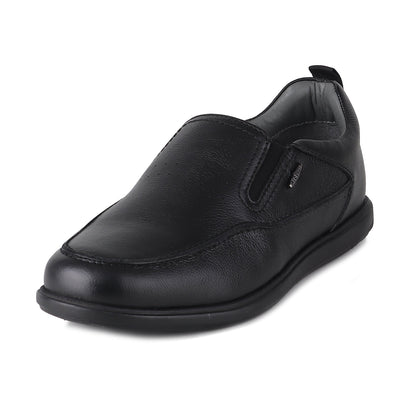 RED CHIEF Black Leather Casual Shoes for Men RC2216 001