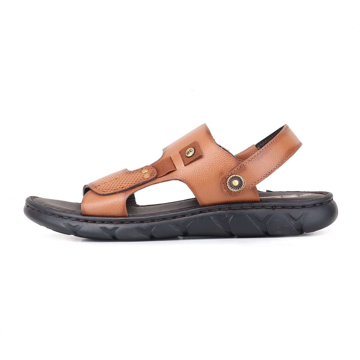 RED CHIEF Tan Leather Sandal for Men RC4087 006
