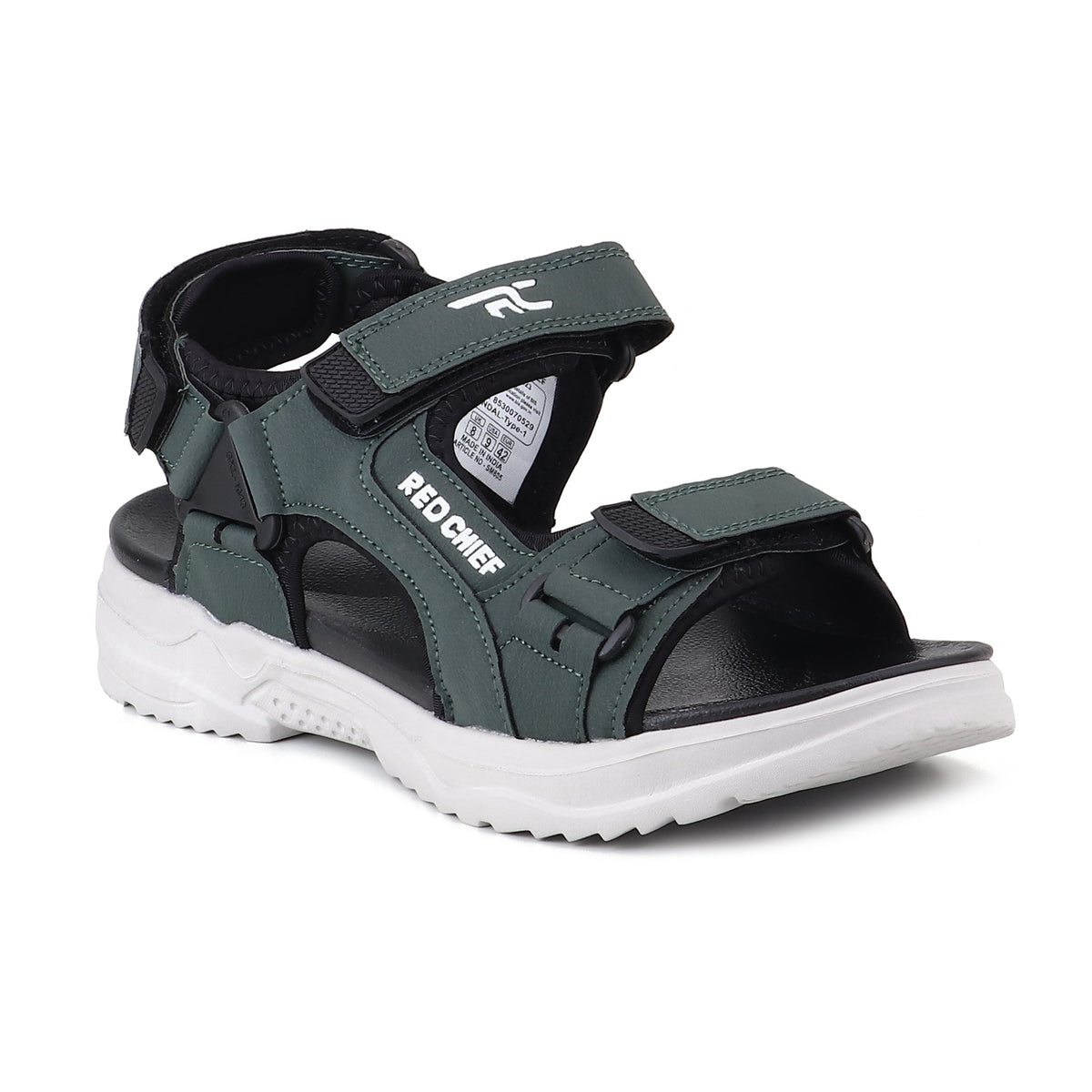 RC SPORTS Green Sandal for Men SM805 C1210