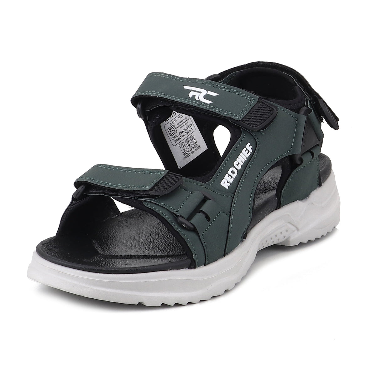 RC SPORTS Green Sandal for Men SM805 C1210