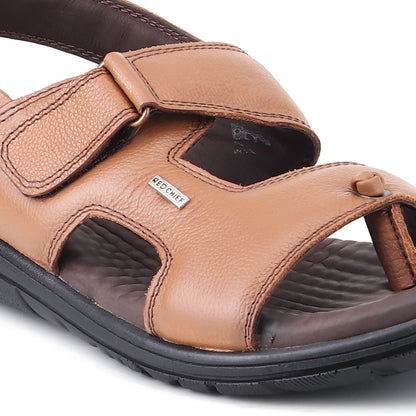 RED CHIEF Tan Leather Sandal for Men RC4036-A 006
