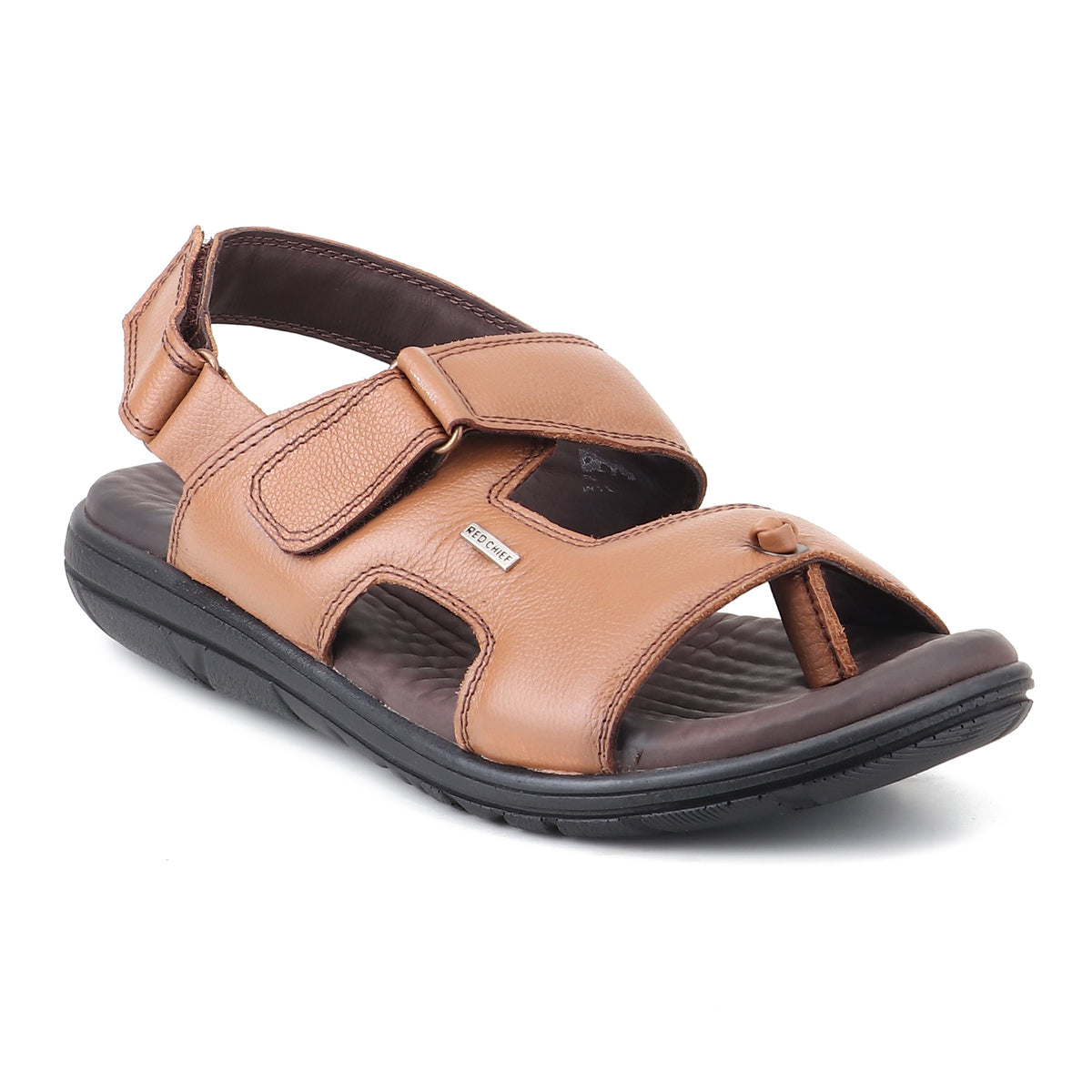 RED CHIEF Tan Leather Sandal for Men RC4036-A 006