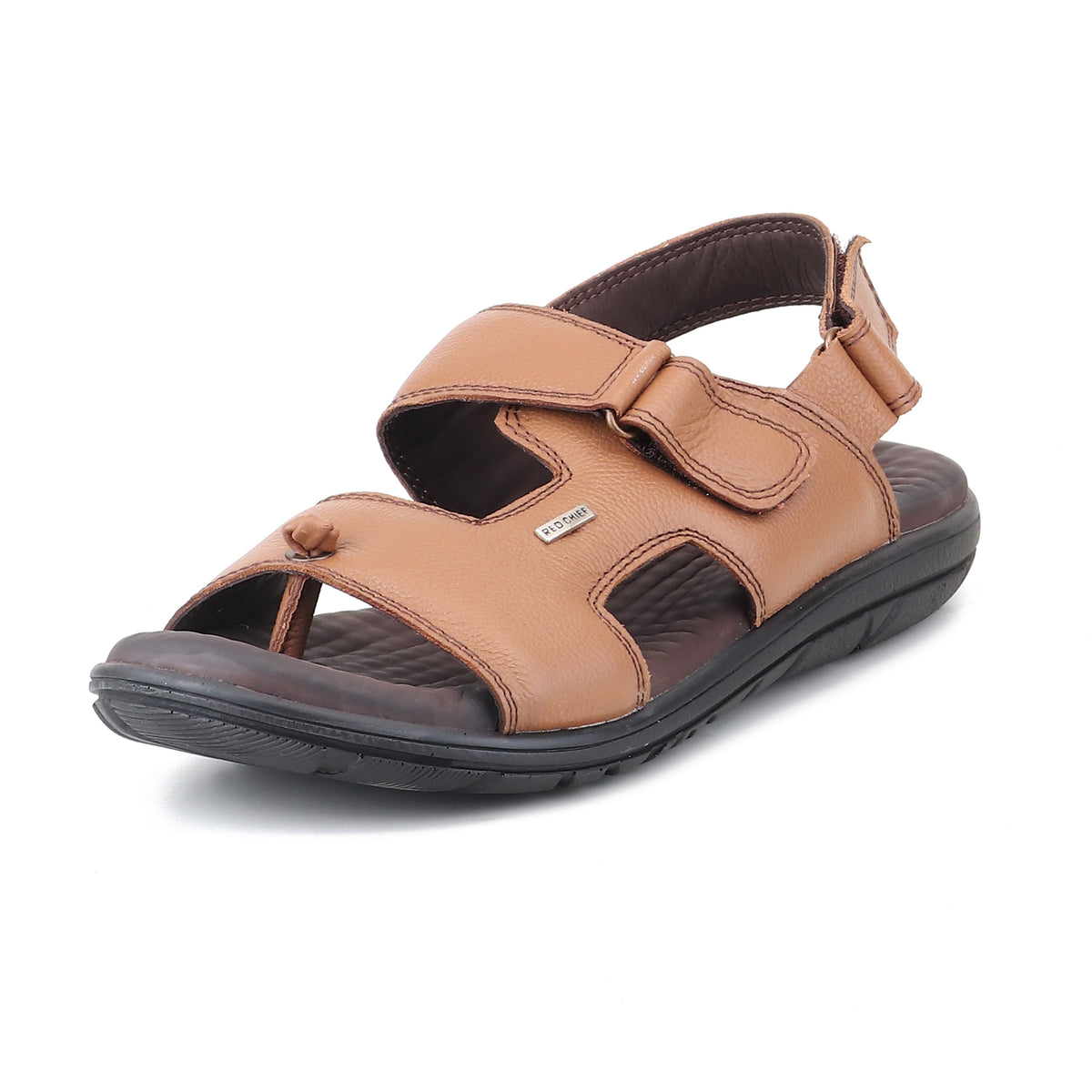 RED CHIEF Tan Leather Sandal for Men RC4036-A 006