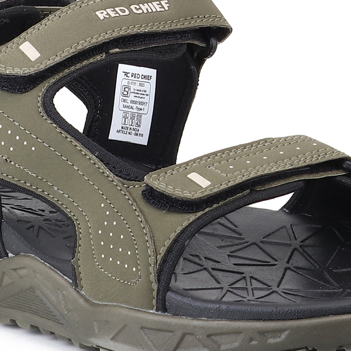 RC SPORTS Olive Green Sandal for Men SM816 G0045