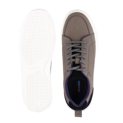 REDCHIEF Gray Leather Casual Sneaker for Men RC3966 005