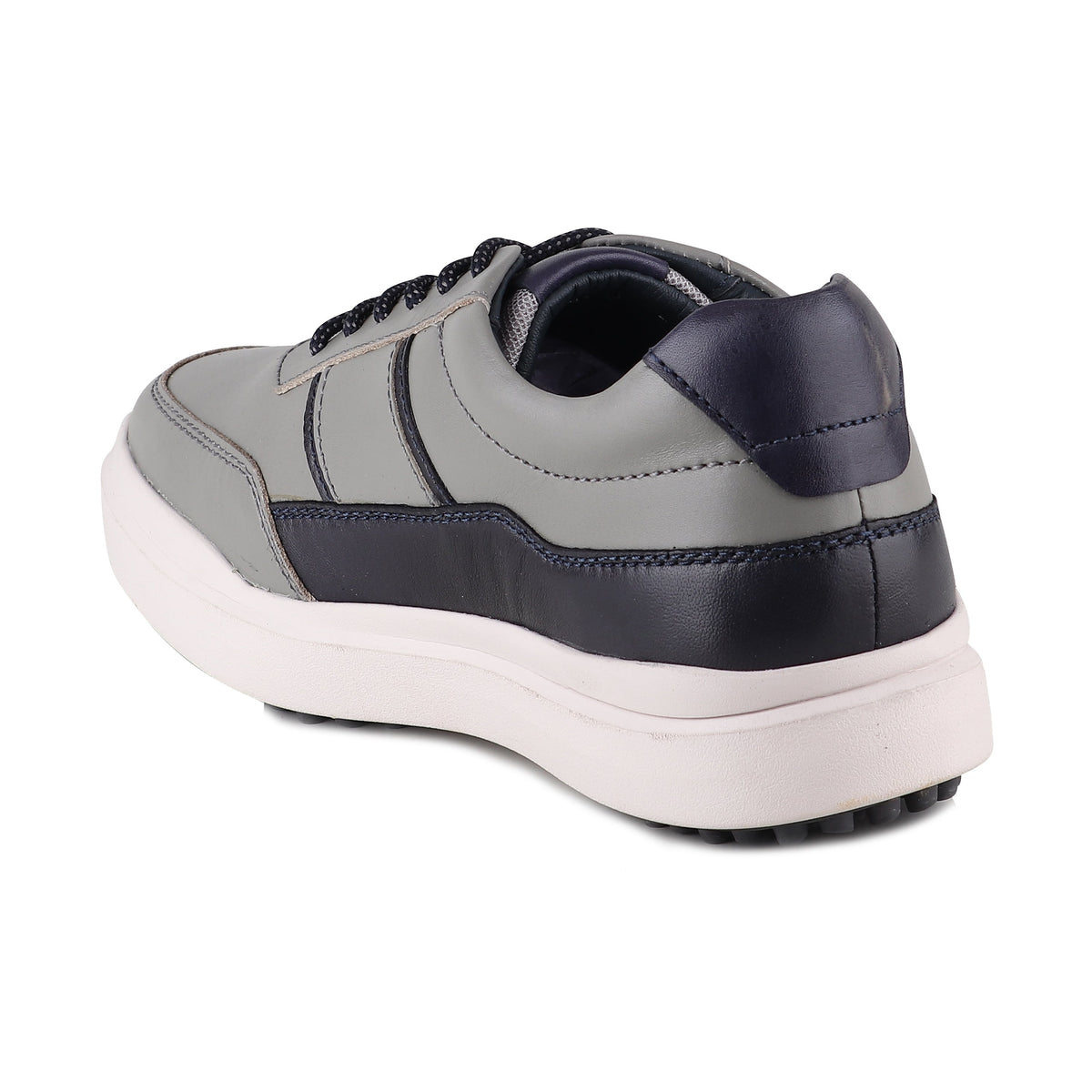 REDCHIEF Grey/Black Leather Casual Sneaker for Men RC3944 047