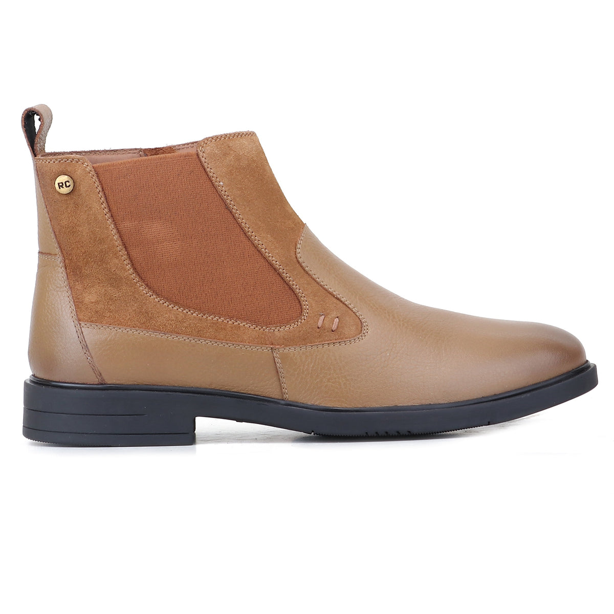 Red Chief Men's Tan Leather Chelsea Boots |RC4148 006