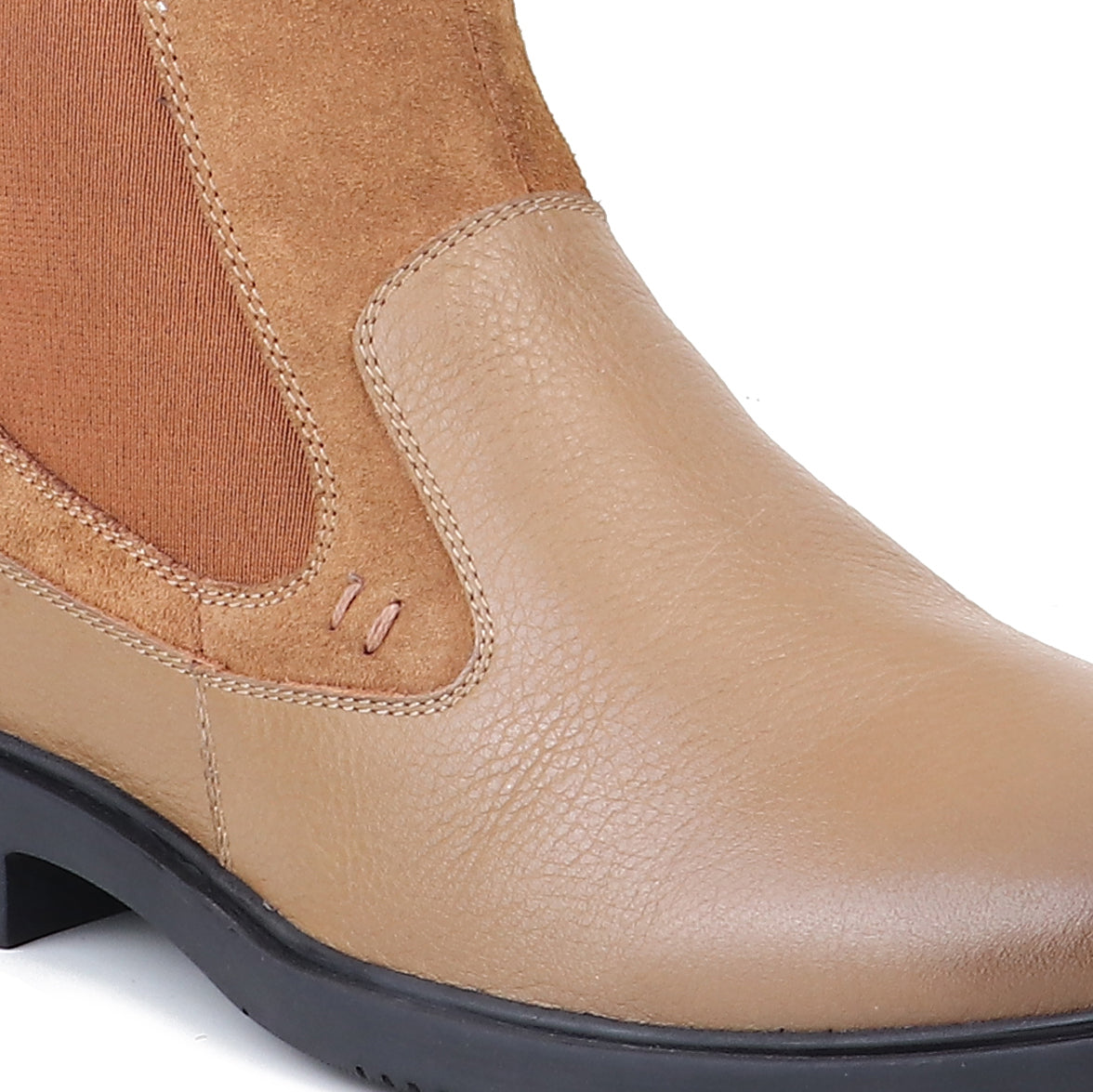 Red Chief Men's Tan Leather Chelsea Boots |RC4148 006